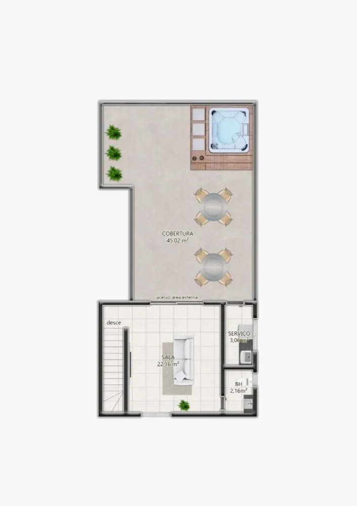 Apartamento, 3 quartos, 75 m² - Foto 5