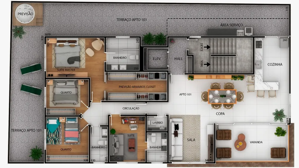 Apartamento, 4 quartos, 160 m² - Foto 4