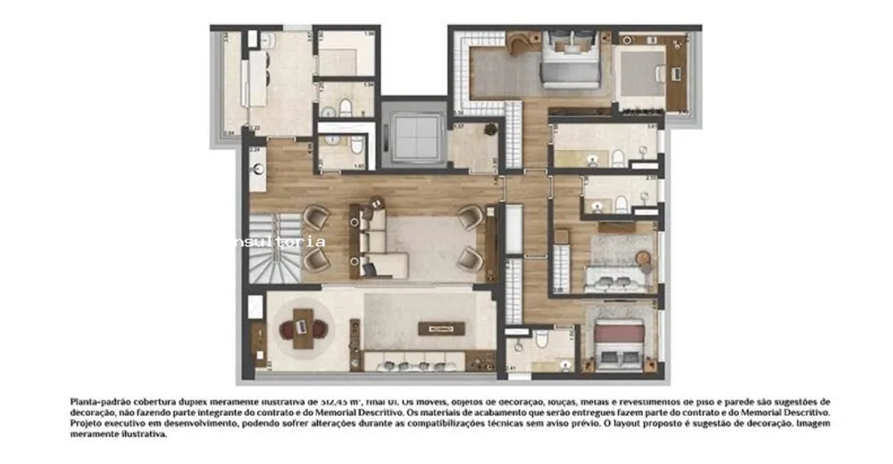 Cobertura, 3 quartos, 312 m² - Foto 12