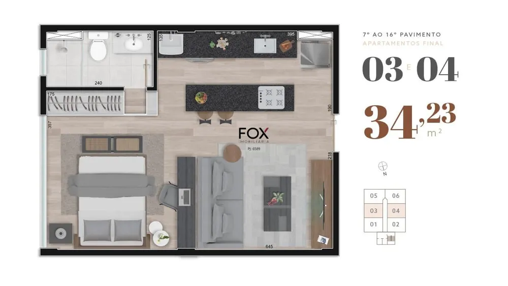 Apartamento, 1 quarto, 40 m² - Foto 11