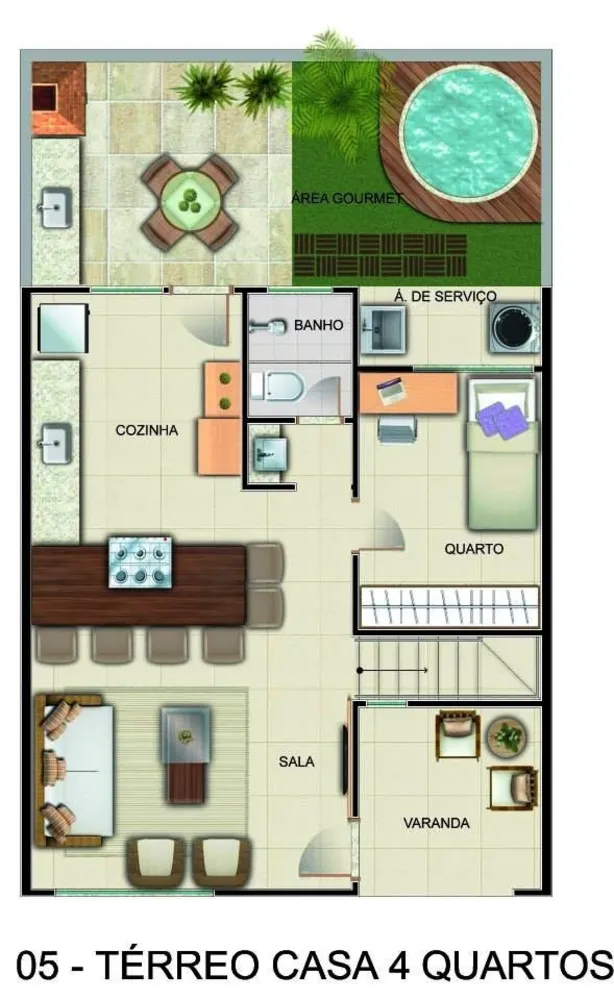 Casa de Condomínio, 4 quartos - Foto 7