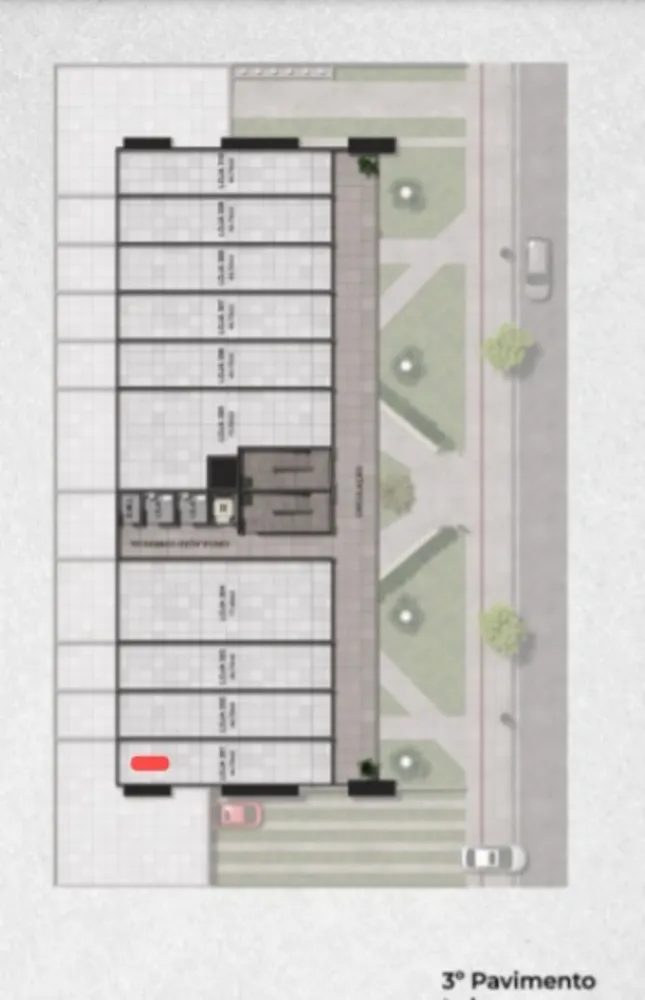 Loja-Salão, 55 m² - Foto 1