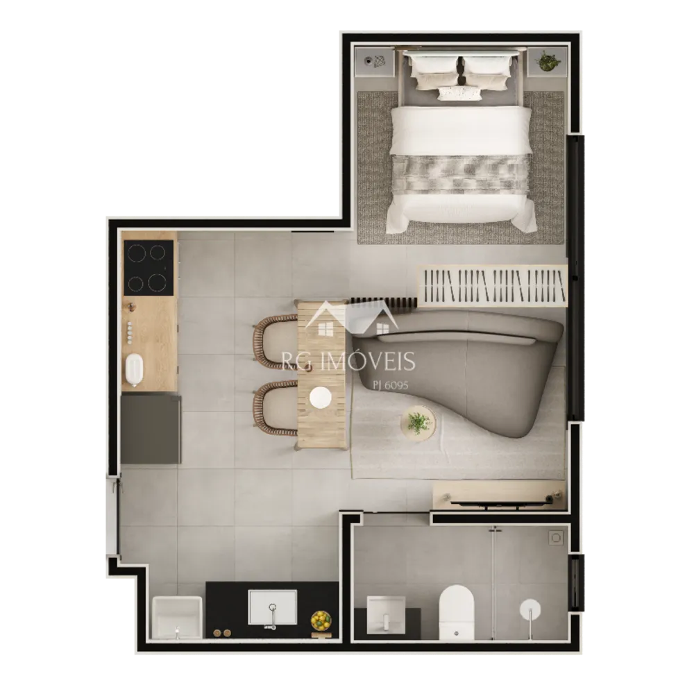 Apartamento, 2 quartos, 53 m² - Foto 6