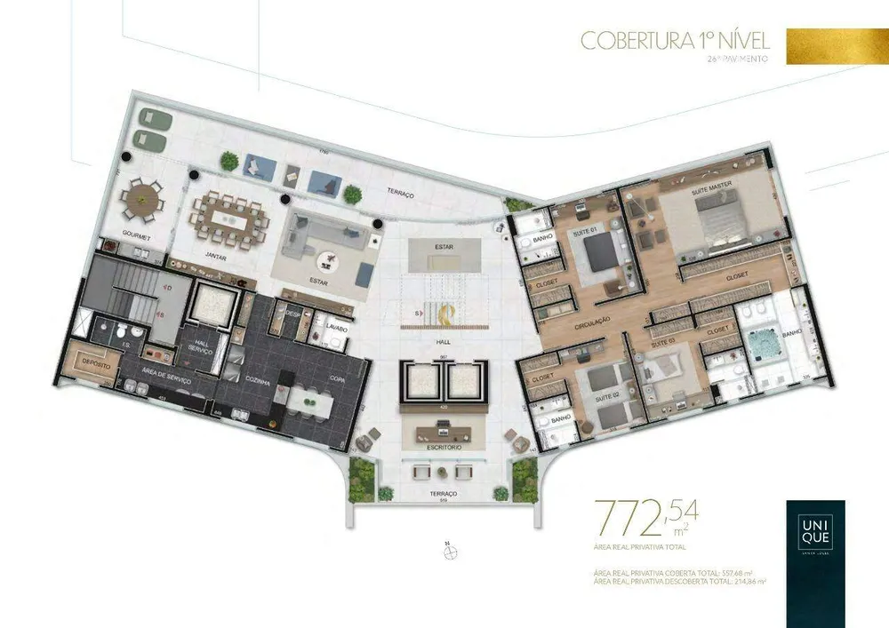 Apartamento, 4 quartos, 439 m² - Foto 9