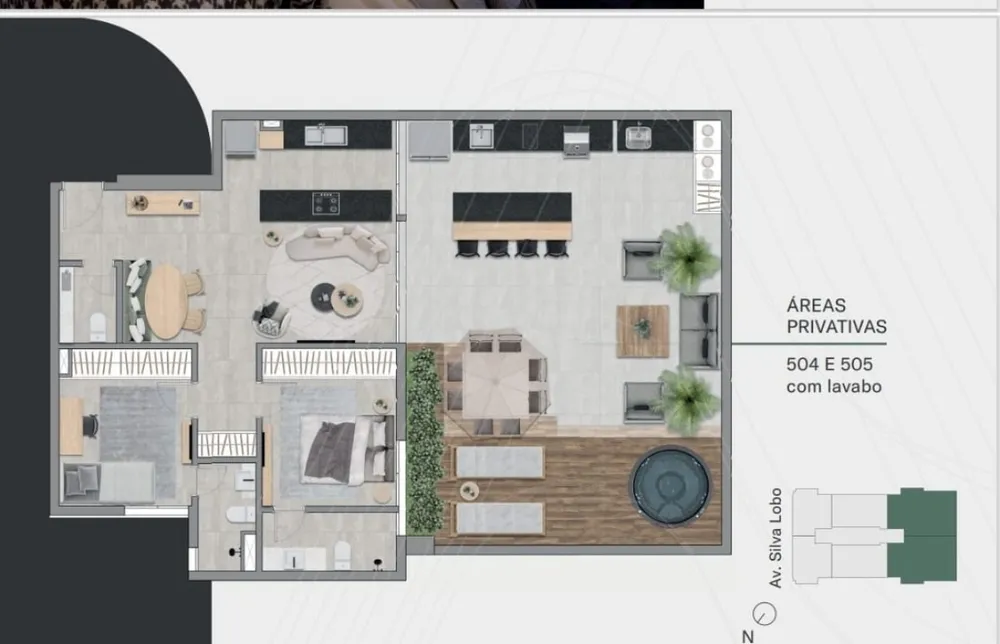 Apartamento, 2 quartos, 70 m² - Foto 15