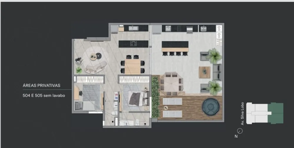 Apartamento, 2 quartos, 70 m² - Foto 10
