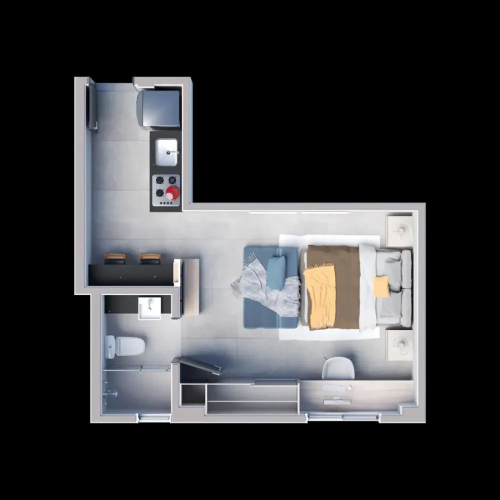 Apartamento, 1 quarto, 27 m² - Foto 6