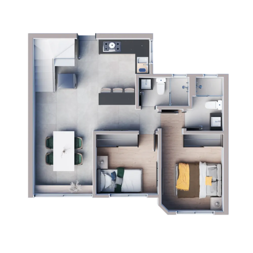 Apartamento, 2 quartos, 77 m² - Foto 8