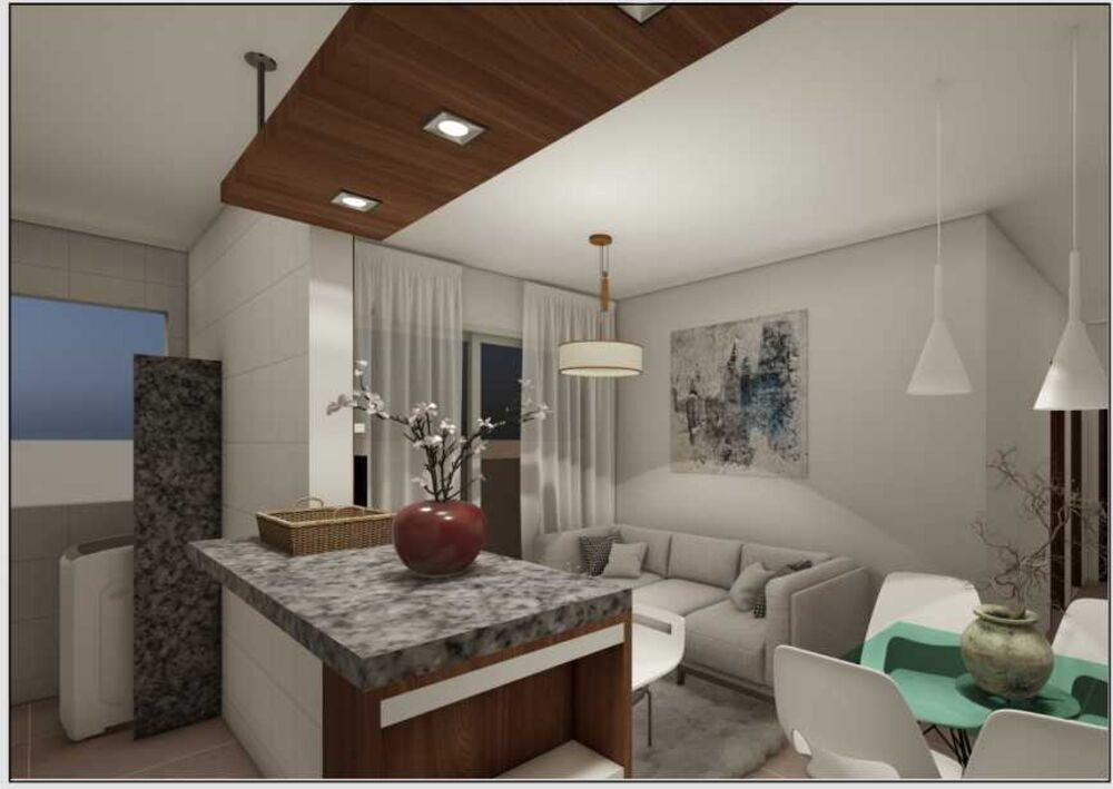 Apartamento à venda com 2 quartos, 55m² - Foto 2