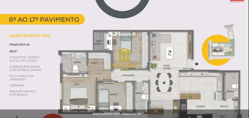Apartamento, 3 quartos, 94 m² - Foto 21
