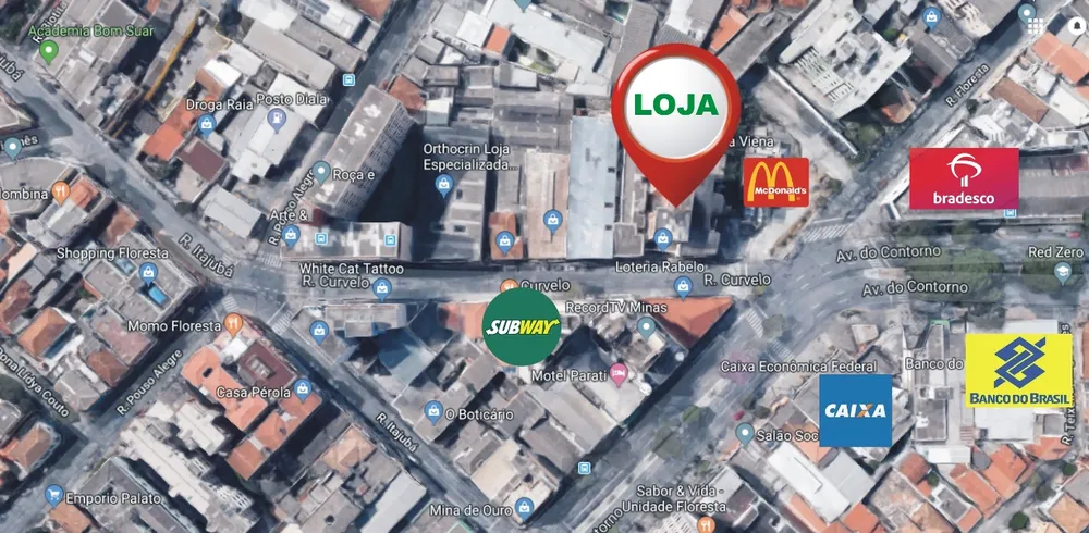 Loja-Salão, 53 m² - Foto 3