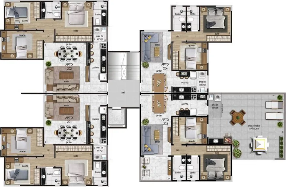 Apartamento, 3 quartos, 109 m² - Foto 4