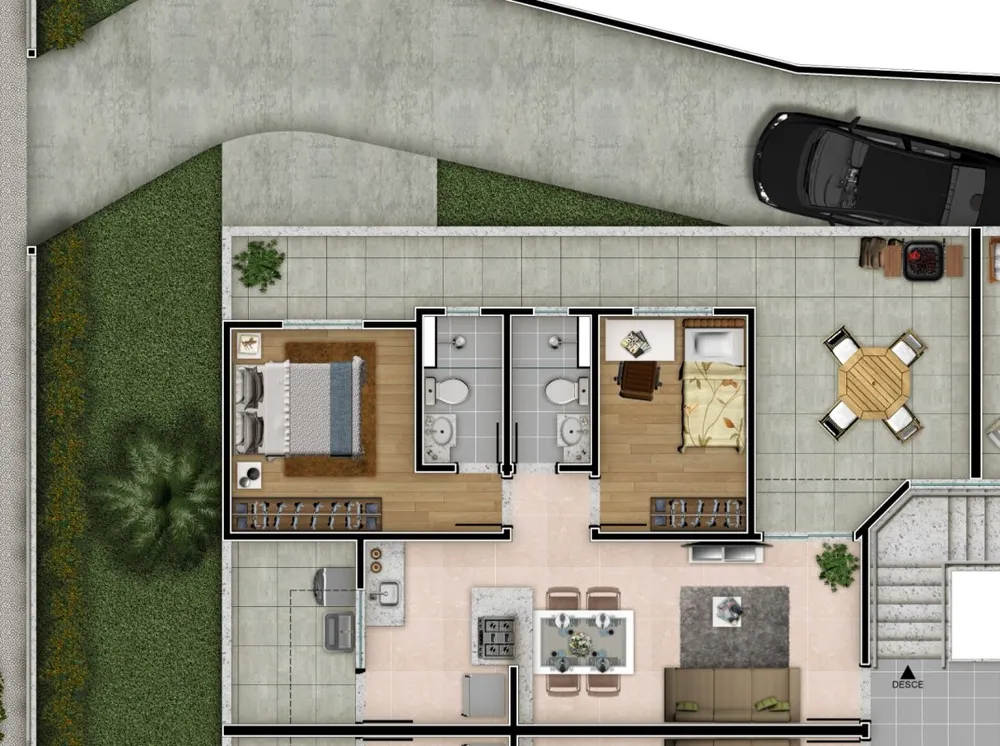 Apartamento, 2 quartos, 83 m² - Foto 1