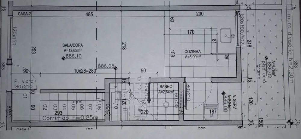 Casa, 2 quartos, 59 m² - Foto 6