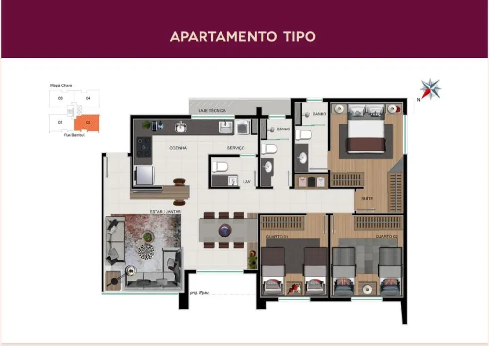 Apartamento, 3 quartos, 86 m² - Foto 12