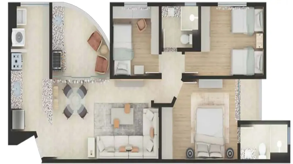 Cobertura, 3 quartos, 157 m² - Foto 7