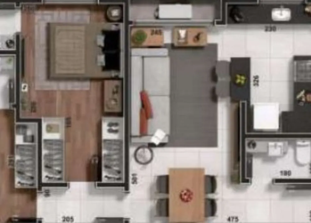 Apartamento, 3 quartos, 77 m² - Foto 1