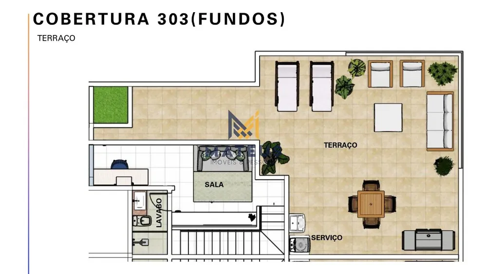 Cobertura, 3 quartos, 152 m² - Foto 5