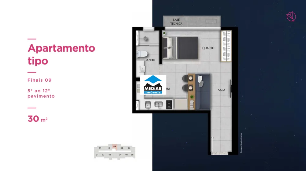 Apartamento, 2 quartos, 54 m² - Foto 10