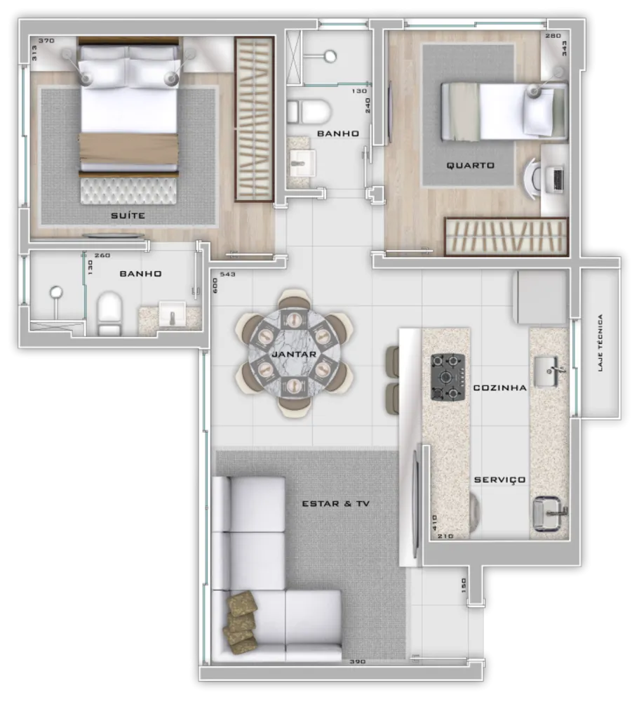 Apartamento, 2 quartos, 69 m² - Foto 16