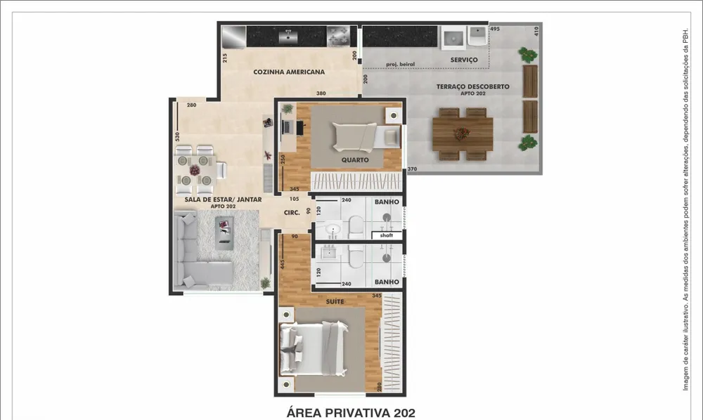 Apartamento, 2 quartos, 75 m² - Foto 8