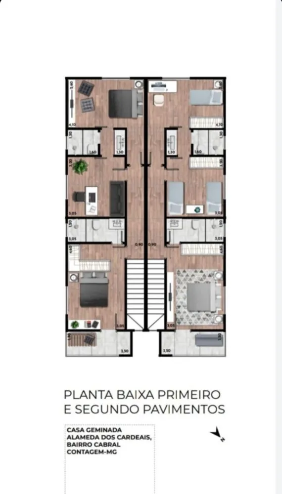 Casa, 3 quartos, 135 m² - Foto 2