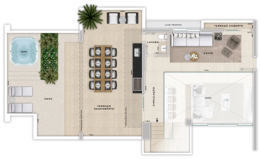 Cobertura, 4 quartos, 262 m² - Foto 4
