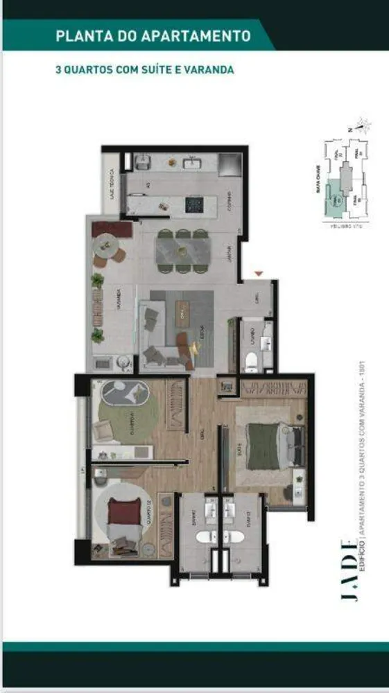 Apartamento, 1 quarto, 63 m² - Foto 2