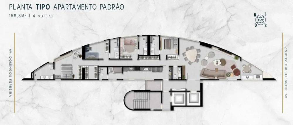 Apartamento, 4 quartos, 169 m² - Foto 12