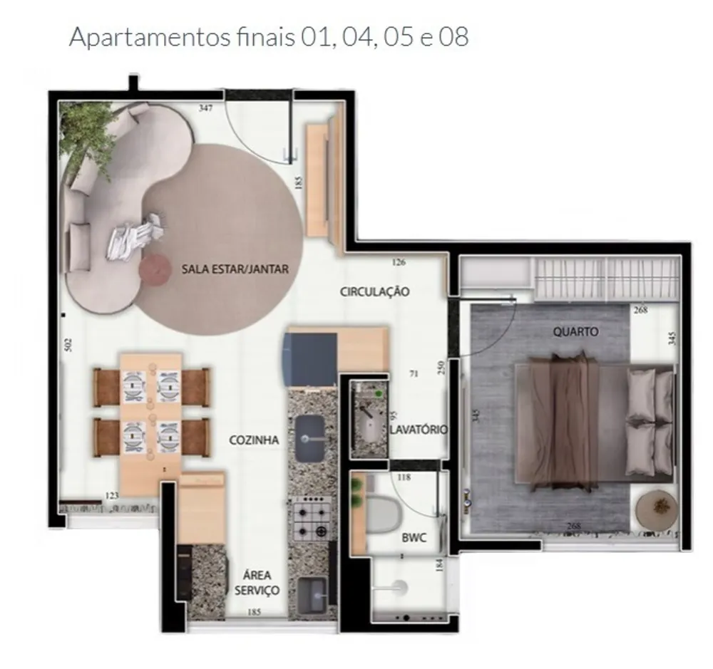 Apartamento, 1 quarto, 43 m² - Foto 11