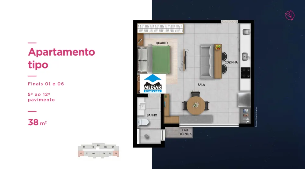 Apartamento, 2 quartos, 54 m² - Foto 17