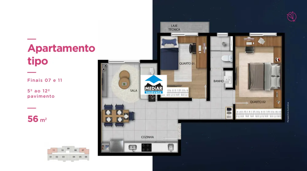 Apartamento, 2 quartos, 54 m² - Foto 20