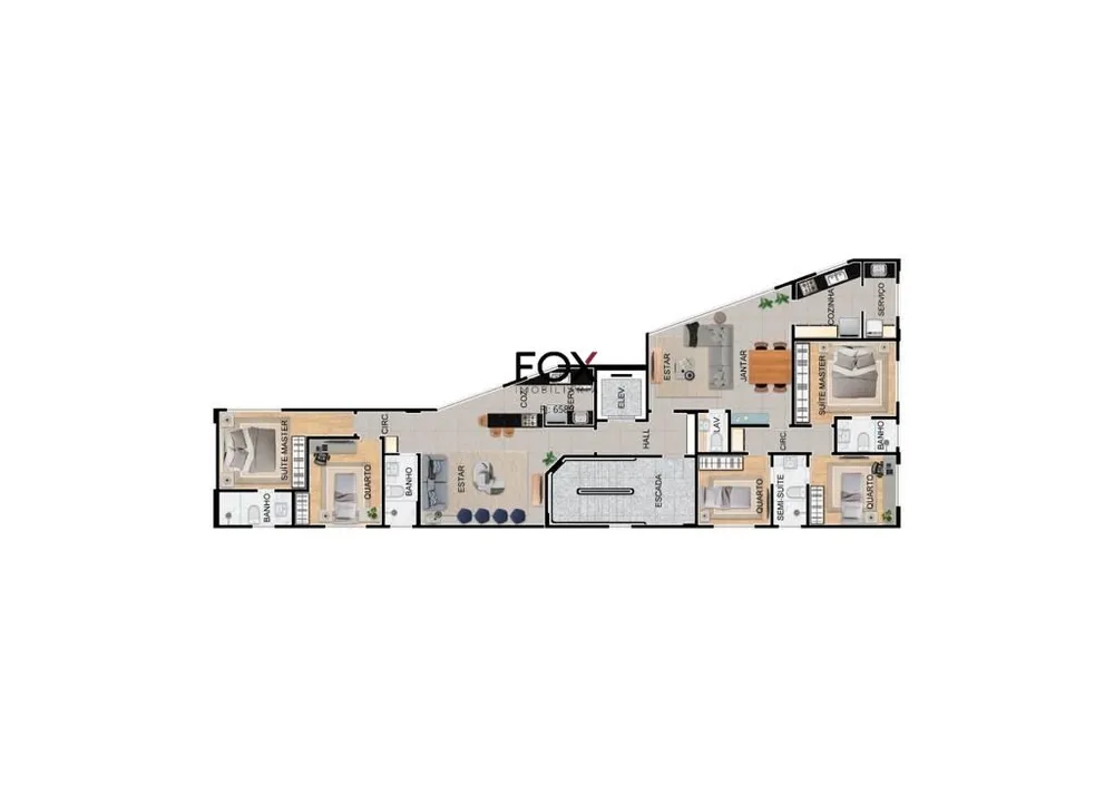 Apartamento, 2 quartos, 167 m² - Foto 6