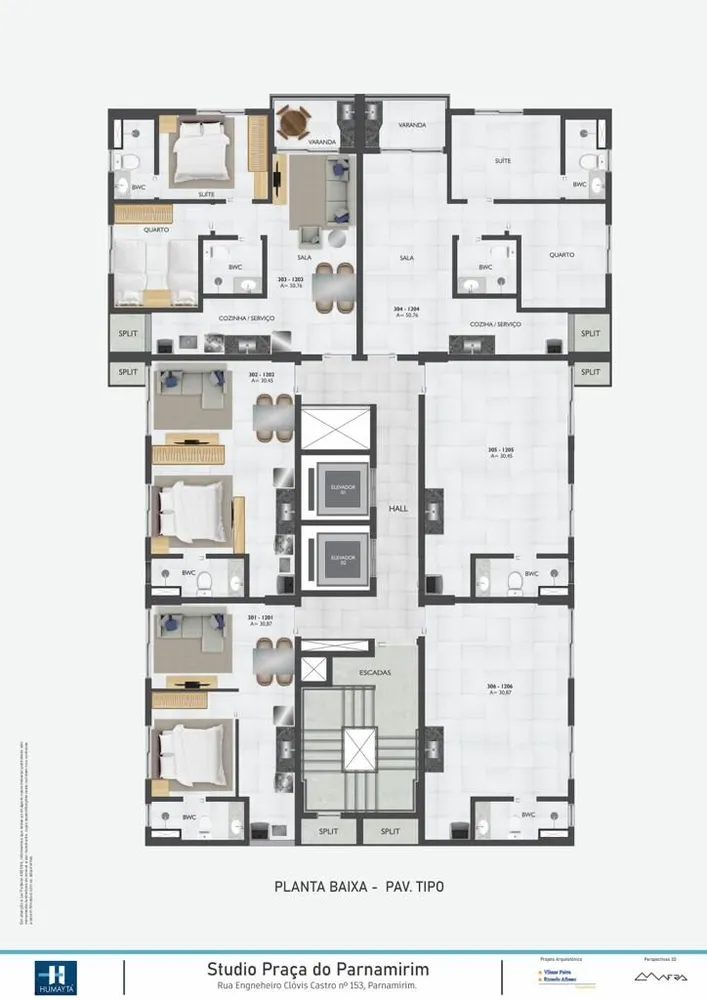 Apartamento, 1 quarto, 30 m² - Foto 9