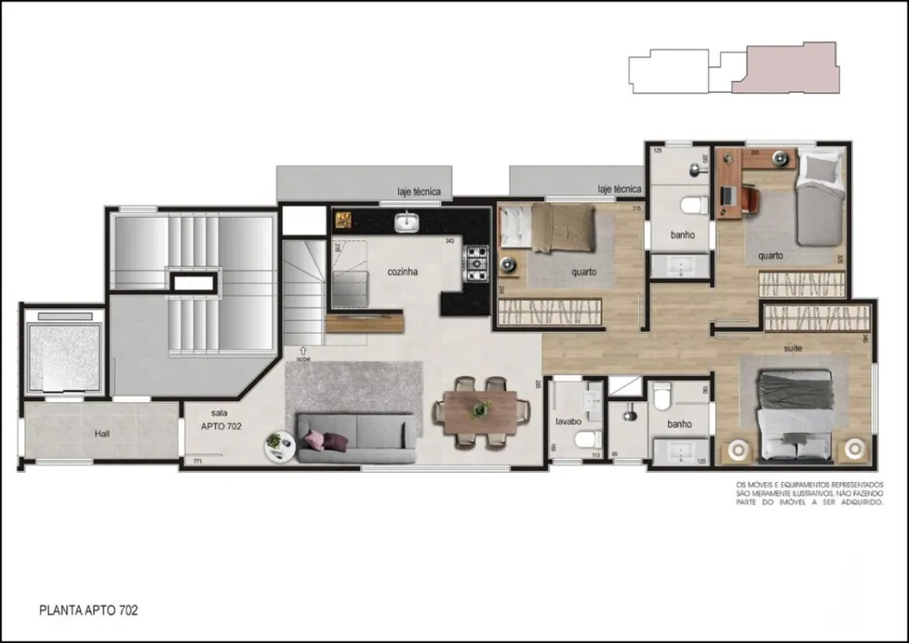 Cobertura, 2 quartos, 83 m² - Foto 11