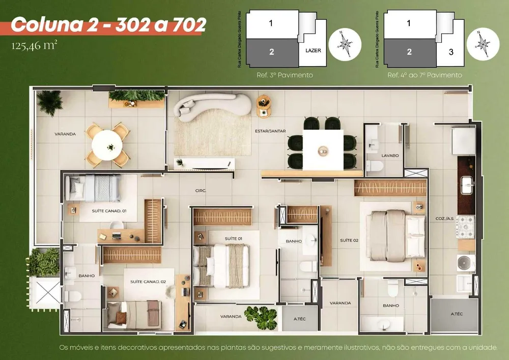 Apartamento, 4 quartos, 126 m² - Foto 6