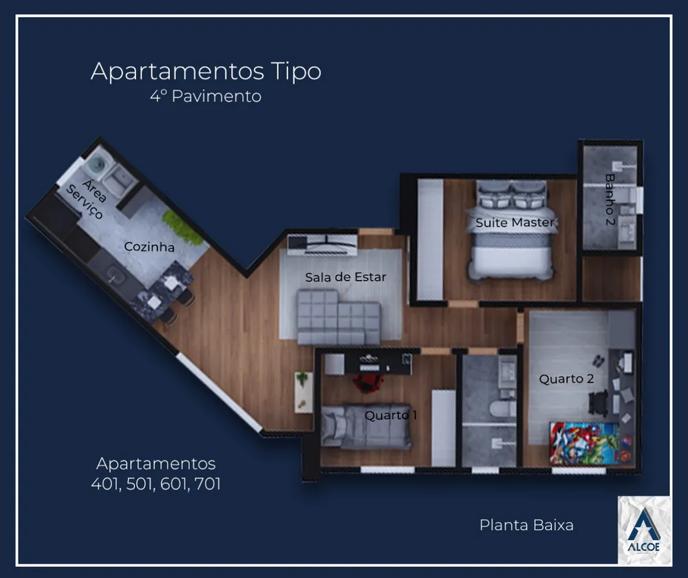 Apartamento, 3 quartos, 102 m² - Foto 9