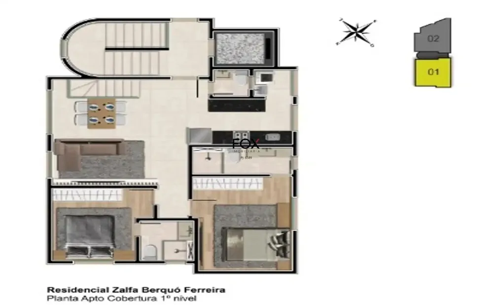 Apartamento, 3 quartos, 71 m² - Foto 7