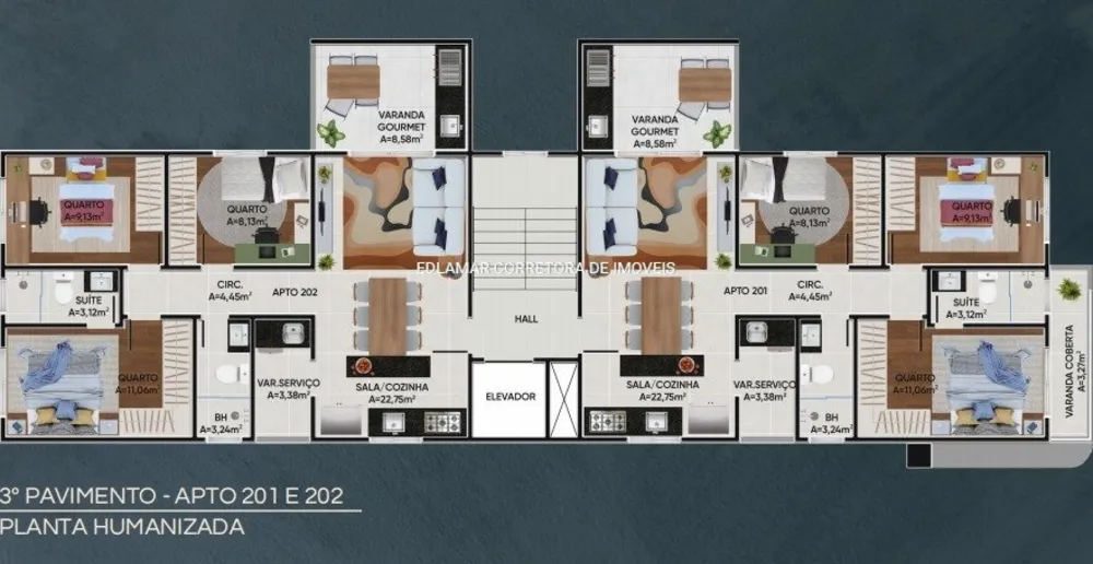 Apartamento, 3 quartos, 75 m² - Foto 7