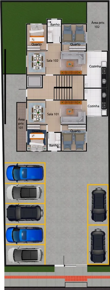 Cobertura, 3 quartos, 83 m² - Foto 3