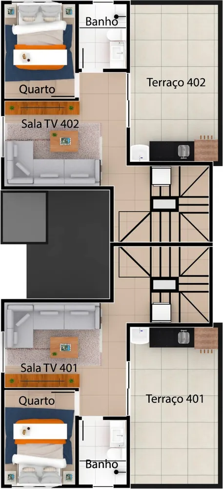 Cobertura, 3 quartos, 83 m² - Foto 4