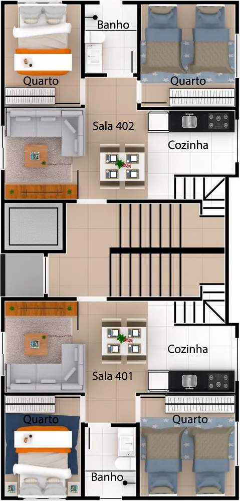 Cobertura, 3 quartos, 83 m² - Foto 2