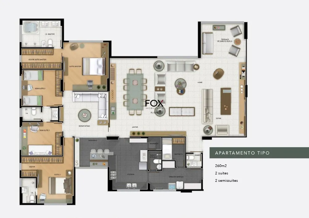 Apartamento, 4 quartos, 260 m² - Foto 11