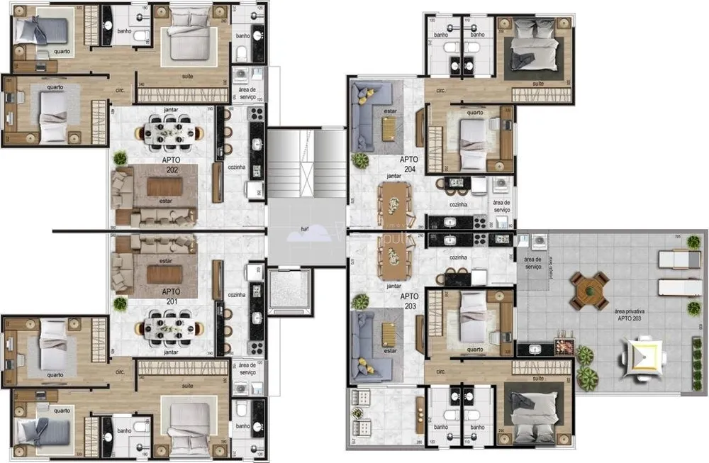 Apartamento, 3 quartos, 75 m² - Foto 2