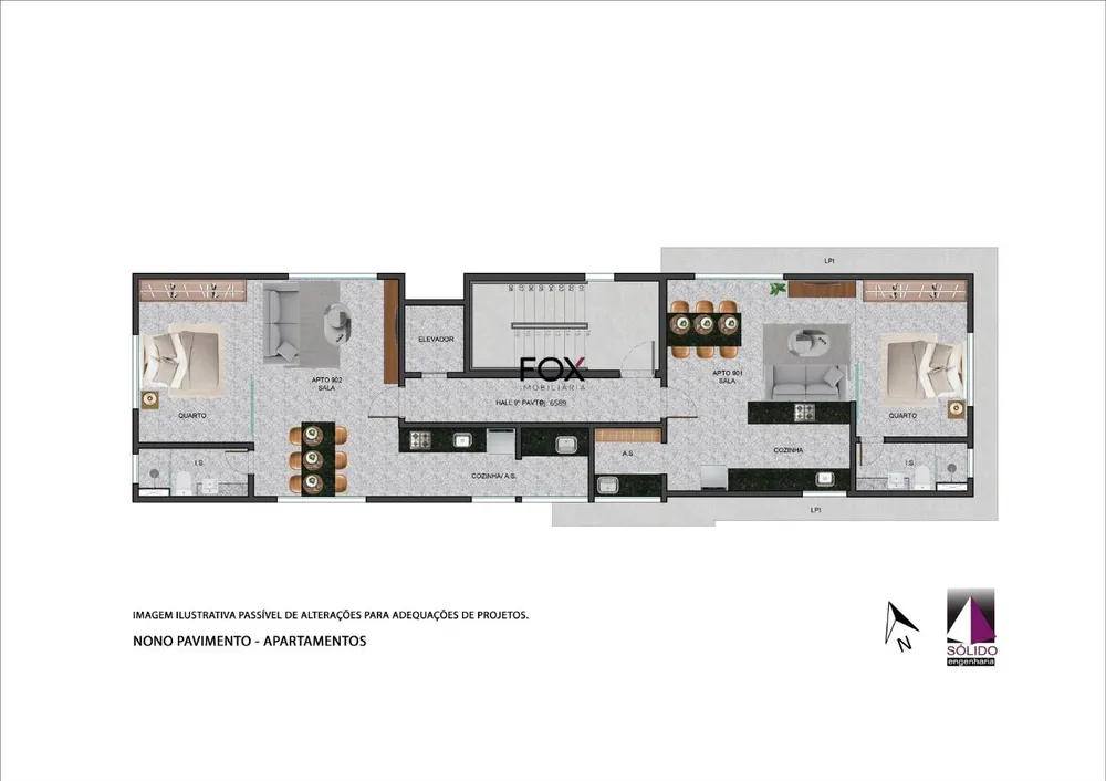Cobertura, 1 quarto, 72 m² - Foto 7