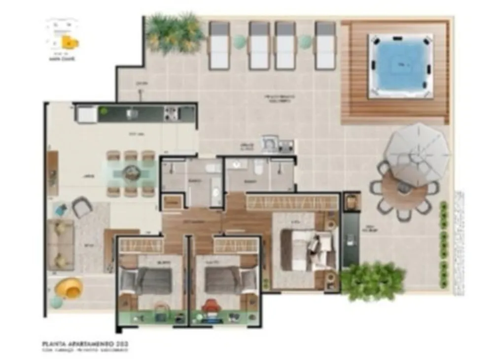 Apartamento, 3 quartos, 74 m² - Foto 8