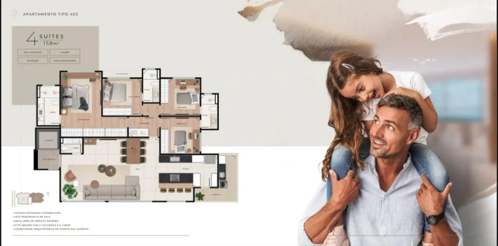 Apartamento, 4 quartos, 158 m² - Foto 9