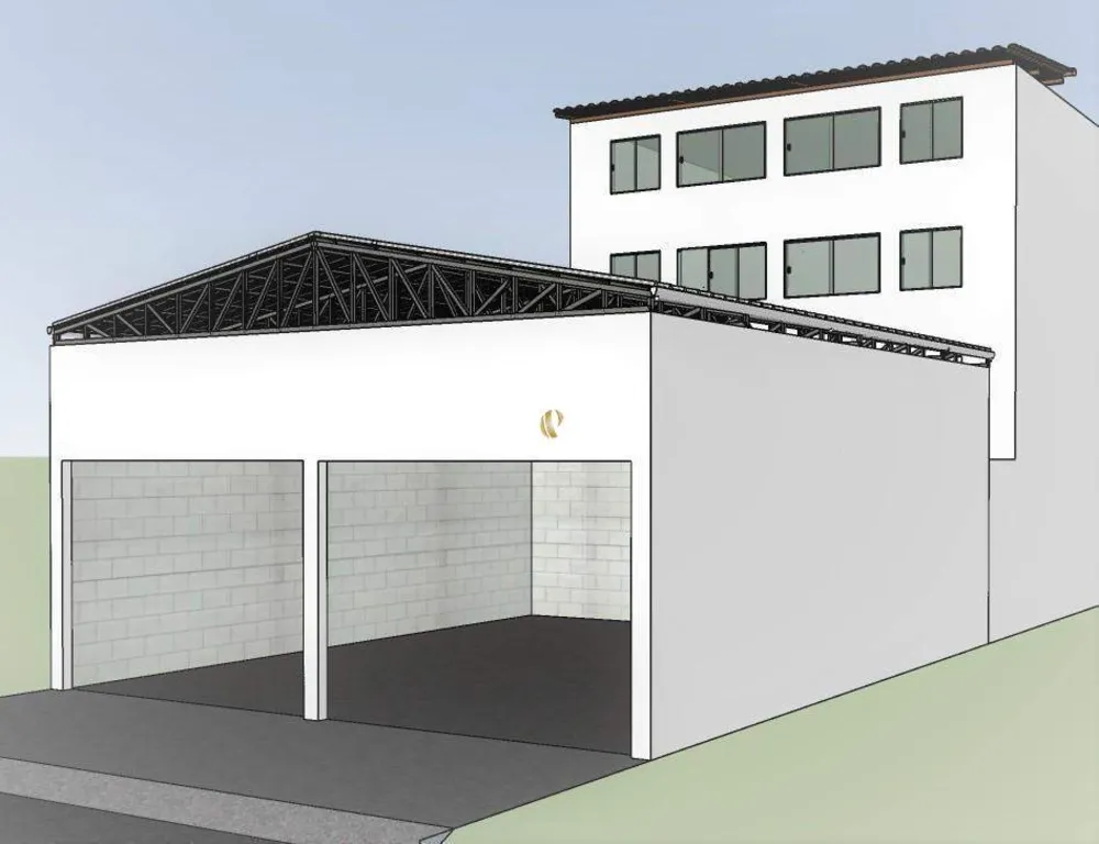 Depósito-Galpão, 448 m² - Foto 1
