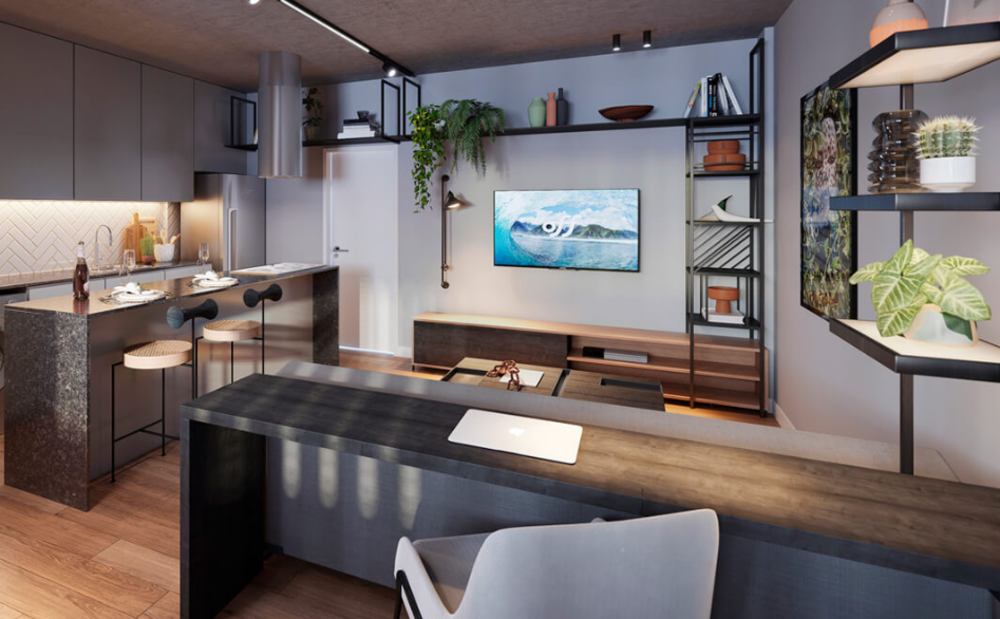 Apartamento à venda com 1 quarto, 40m² - Foto 5