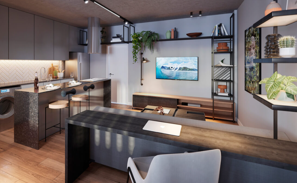 Apartamento à venda com 1 quarto, 40m² - Foto 2